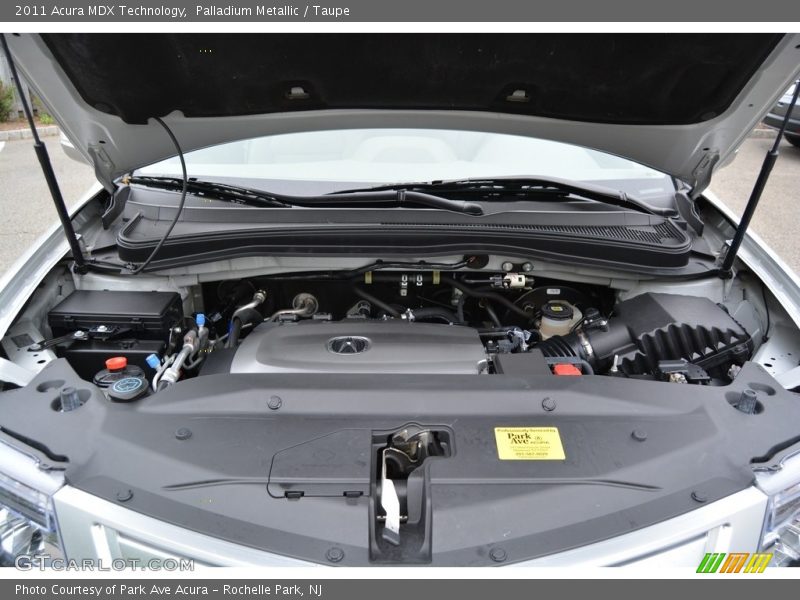 Palladium Metallic / Taupe 2011 Acura MDX Technology