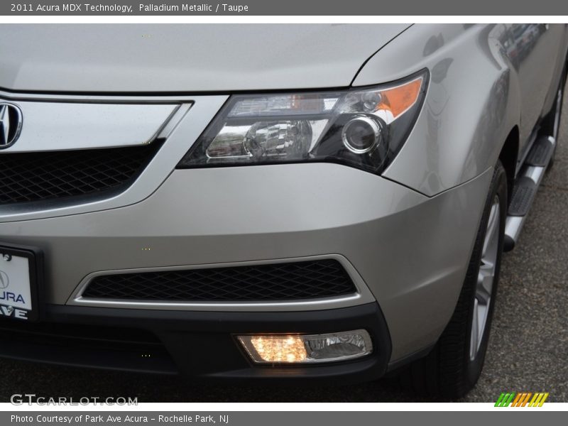 Palladium Metallic / Taupe 2011 Acura MDX Technology