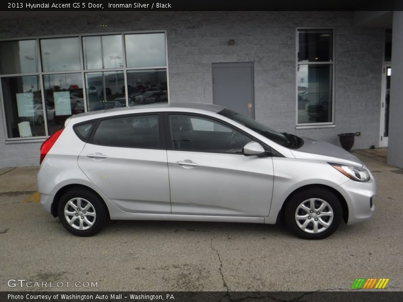 Ironman Silver / Black 2013 Hyundai Accent GS 5 Door