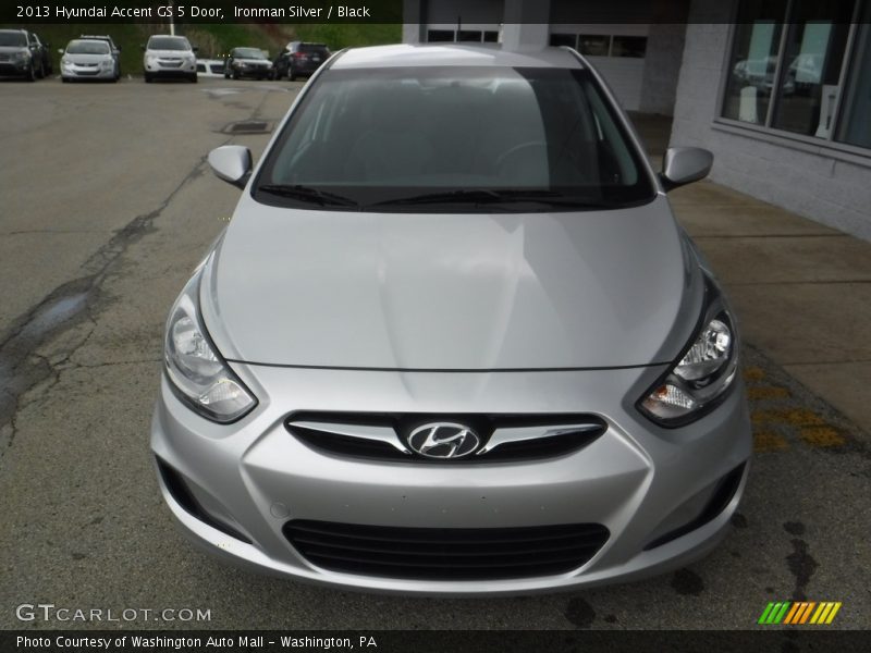 Ironman Silver / Black 2013 Hyundai Accent GS 5 Door