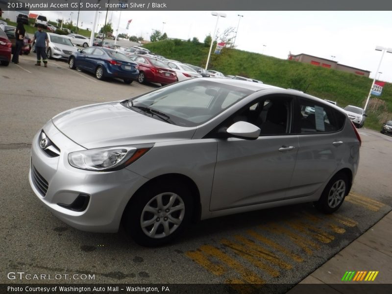 Ironman Silver / Black 2013 Hyundai Accent GS 5 Door