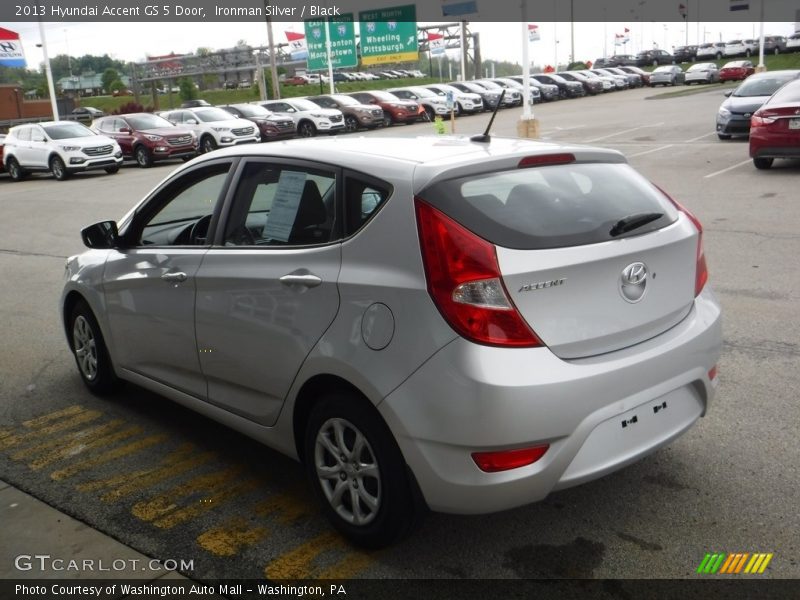 Ironman Silver / Black 2013 Hyundai Accent GS 5 Door
