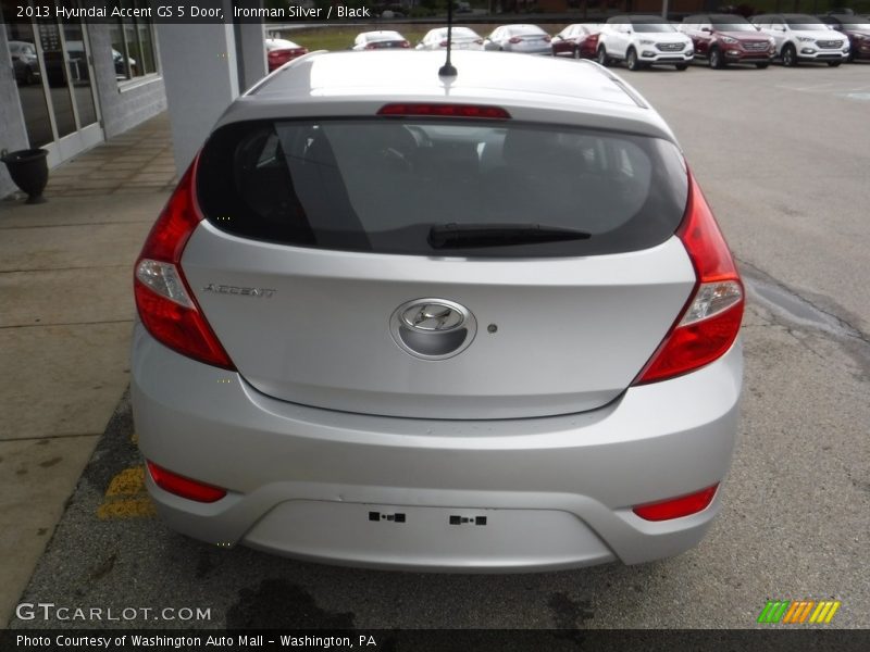 Ironman Silver / Black 2013 Hyundai Accent GS 5 Door