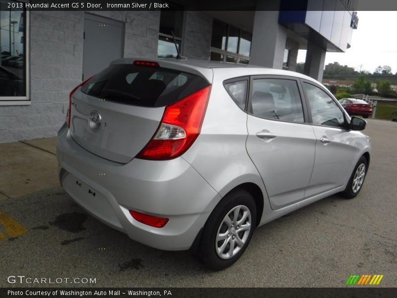 Ironman Silver / Black 2013 Hyundai Accent GS 5 Door