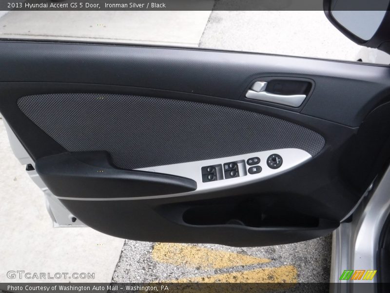 Ironman Silver / Black 2013 Hyundai Accent GS 5 Door