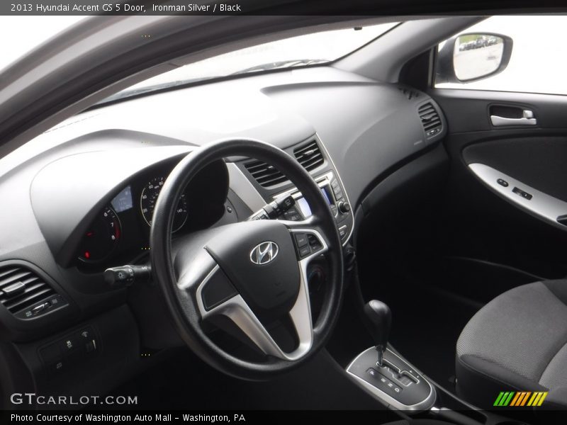 Ironman Silver / Black 2013 Hyundai Accent GS 5 Door