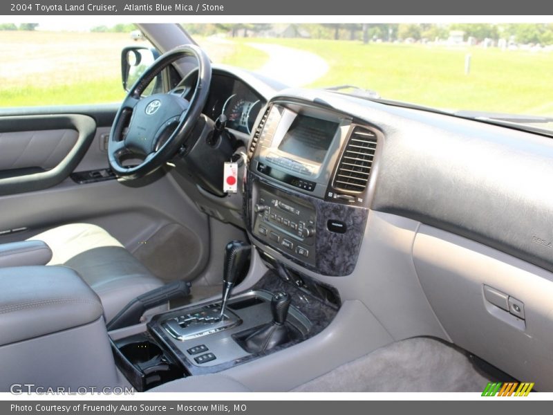 Atlantis Blue Mica / Stone 2004 Toyota Land Cruiser