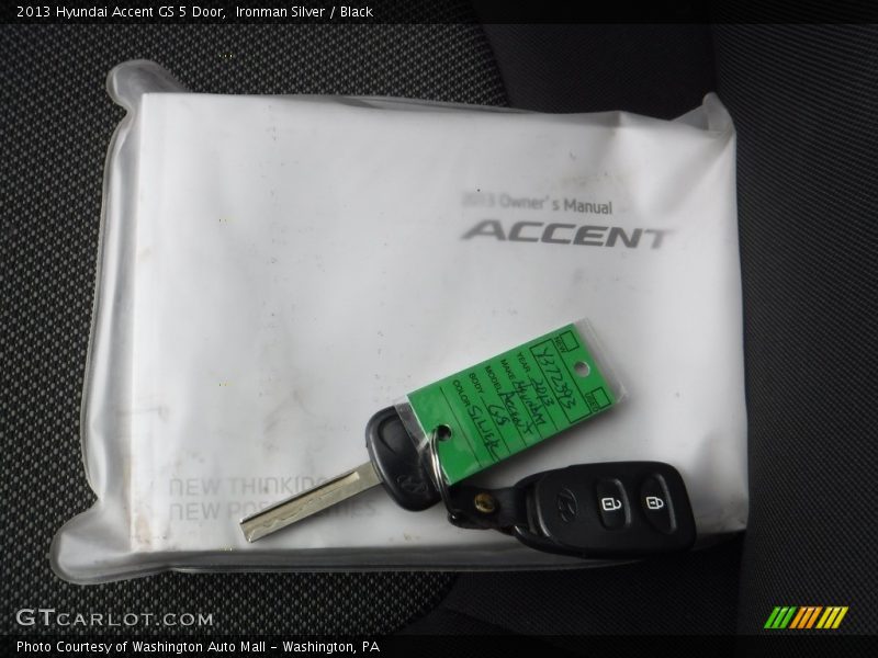 Ironman Silver / Black 2013 Hyundai Accent GS 5 Door