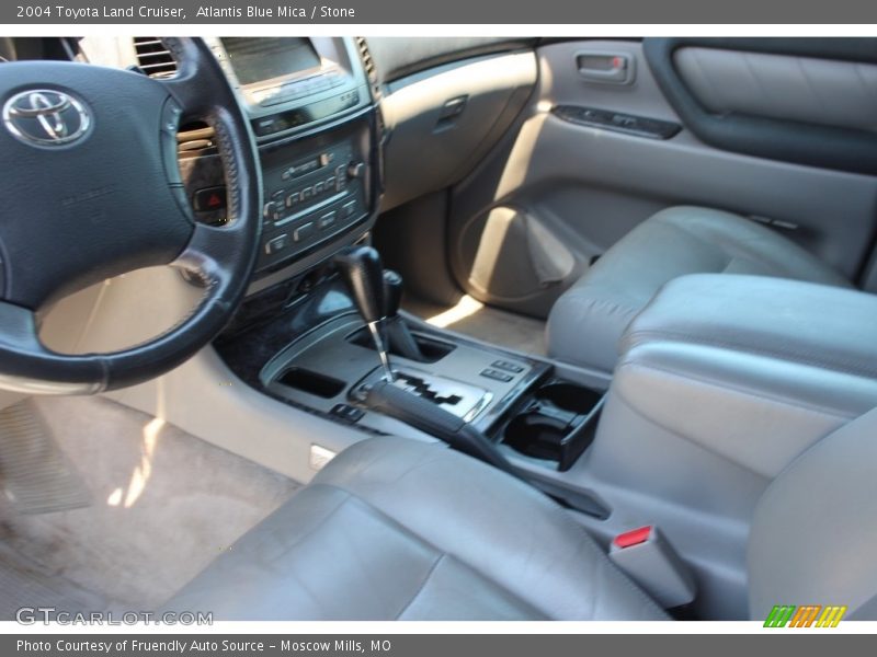Atlantis Blue Mica / Stone 2004 Toyota Land Cruiser