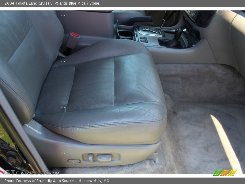 Atlantis Blue Mica / Stone 2004 Toyota Land Cruiser