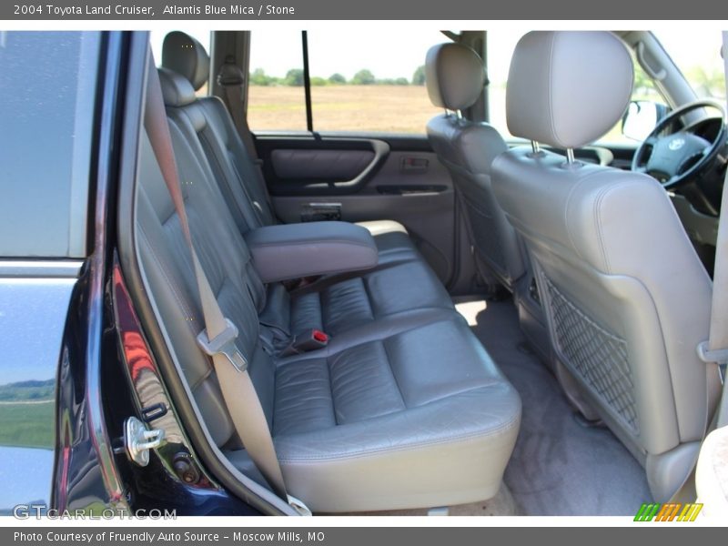 Atlantis Blue Mica / Stone 2004 Toyota Land Cruiser