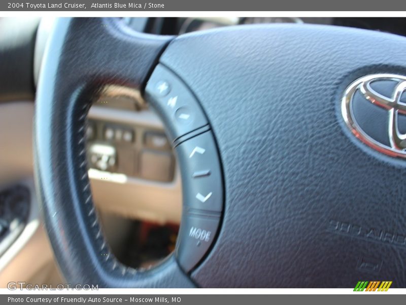 Atlantis Blue Mica / Stone 2004 Toyota Land Cruiser
