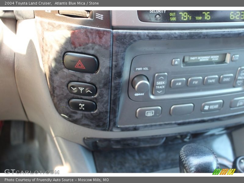 Atlantis Blue Mica / Stone 2004 Toyota Land Cruiser