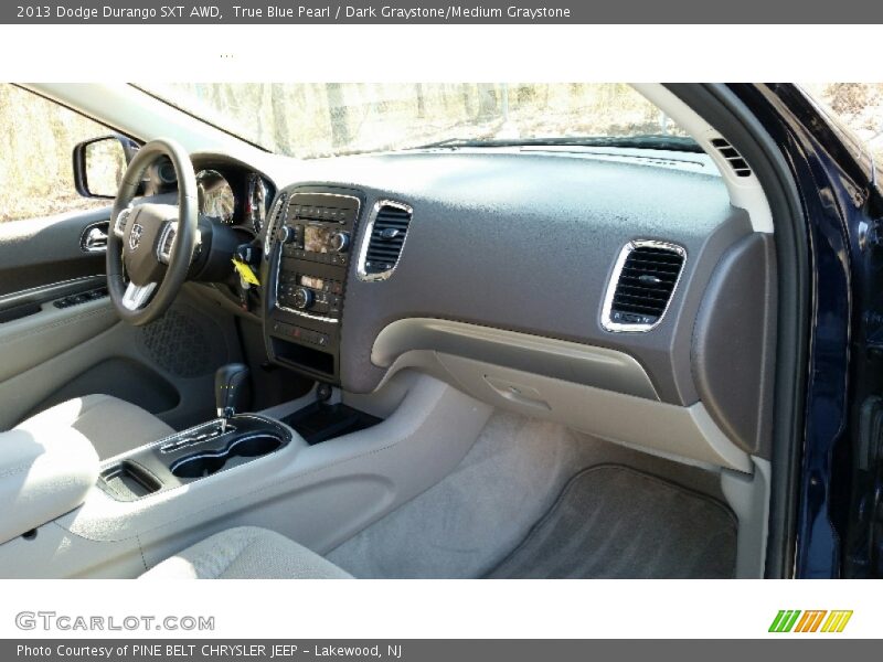 True Blue Pearl / Dark Graystone/Medium Graystone 2013 Dodge Durango SXT AWD
