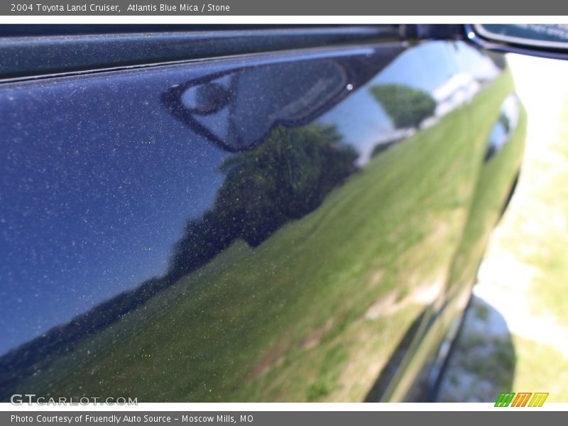 Atlantis Blue Mica / Stone 2004 Toyota Land Cruiser