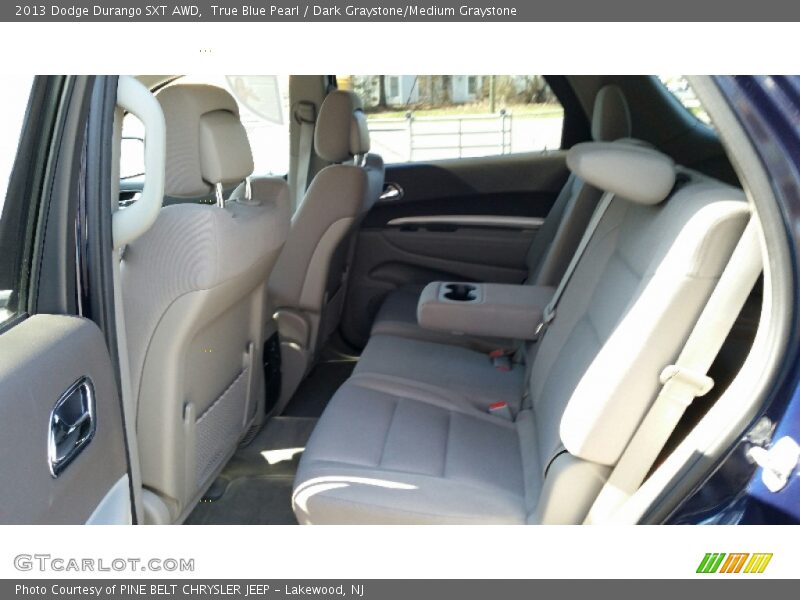 True Blue Pearl / Dark Graystone/Medium Graystone 2013 Dodge Durango SXT AWD