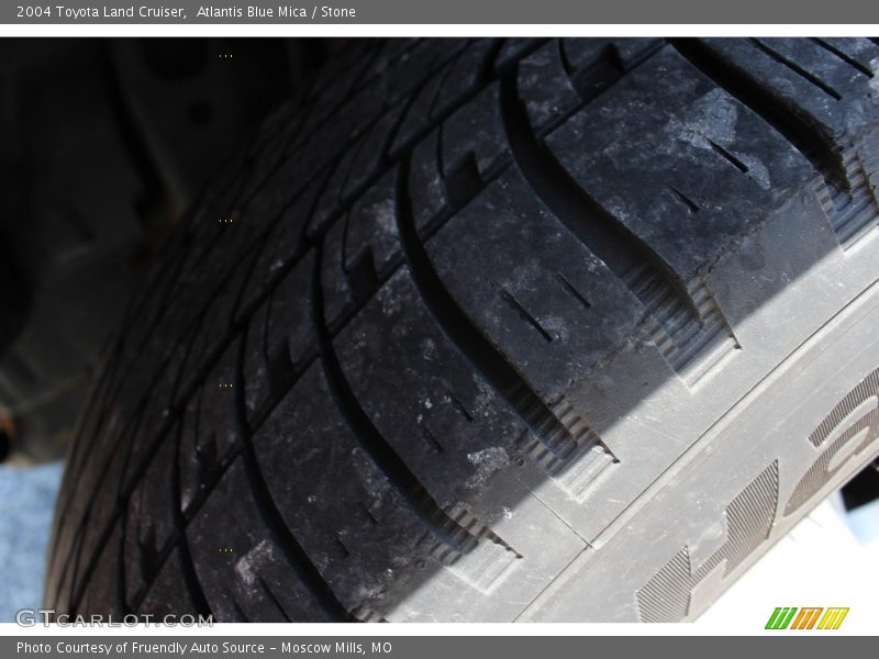 Atlantis Blue Mica / Stone 2004 Toyota Land Cruiser