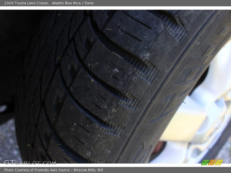 Atlantis Blue Mica / Stone 2004 Toyota Land Cruiser
