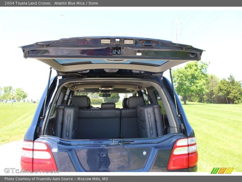 Atlantis Blue Mica / Stone 2004 Toyota Land Cruiser