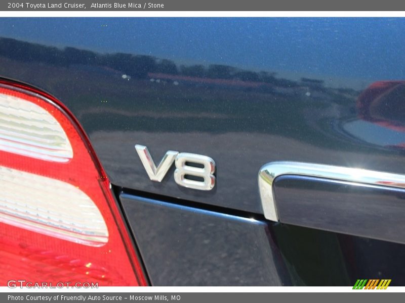 Atlantis Blue Mica / Stone 2004 Toyota Land Cruiser