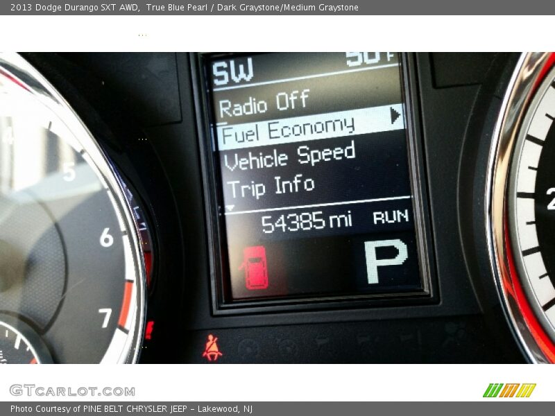 True Blue Pearl / Dark Graystone/Medium Graystone 2013 Dodge Durango SXT AWD