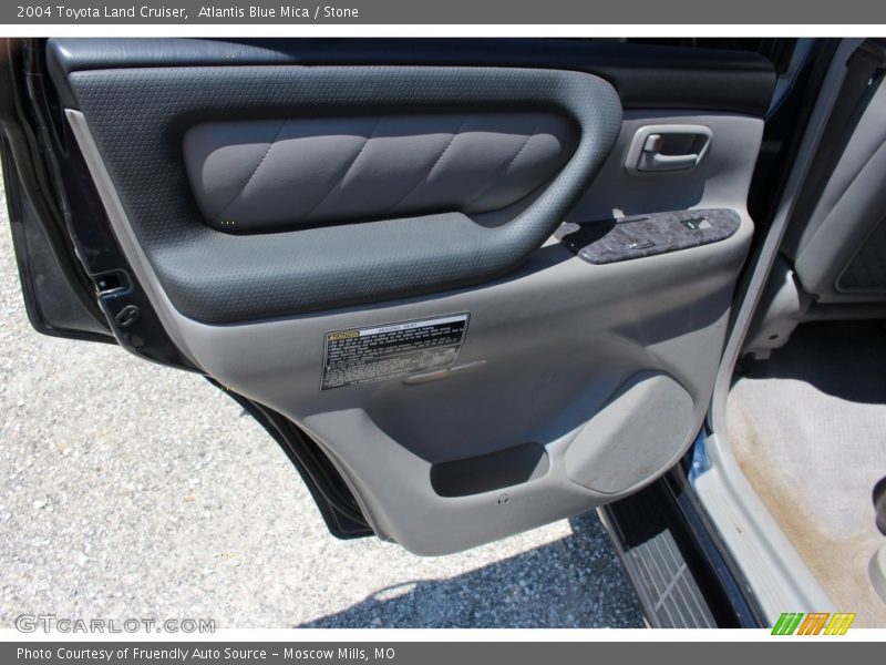 Atlantis Blue Mica / Stone 2004 Toyota Land Cruiser