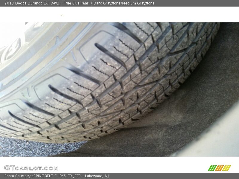 True Blue Pearl / Dark Graystone/Medium Graystone 2013 Dodge Durango SXT AWD