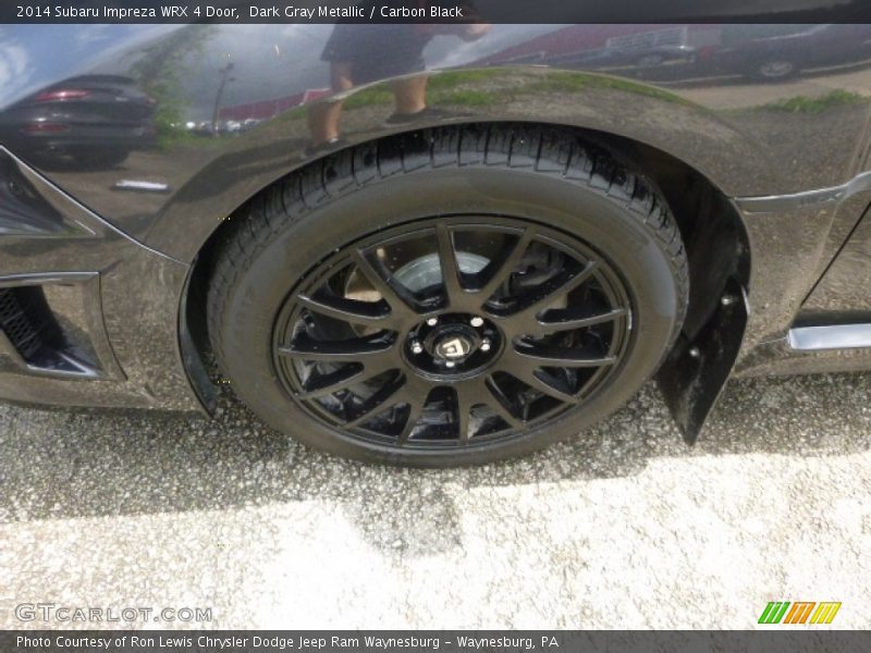 Dark Gray Metallic / Carbon Black 2014 Subaru Impreza WRX 4 Door