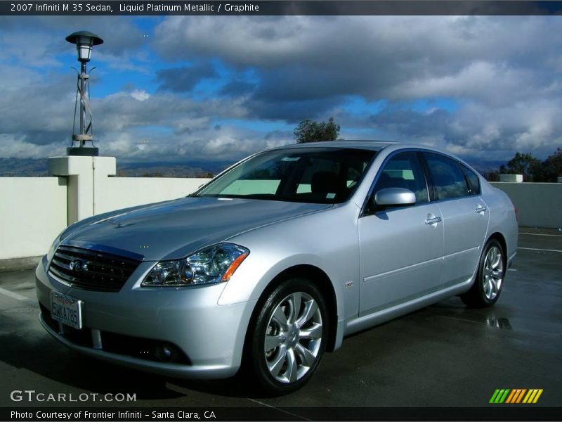 Liquid Platinum Metallic / Graphite 2007 Infiniti M 35 Sedan