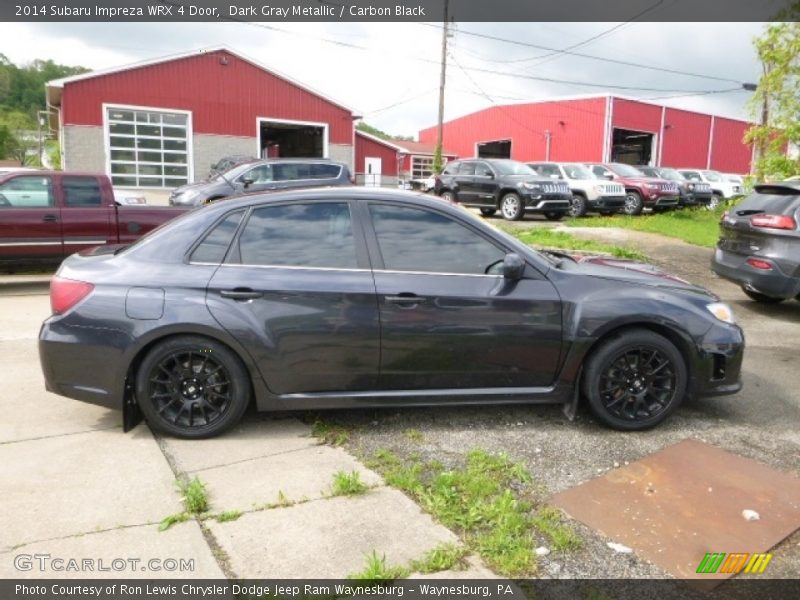 Dark Gray Metallic / Carbon Black 2014 Subaru Impreza WRX 4 Door