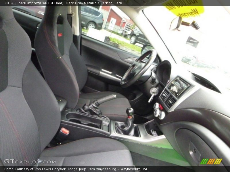 Dark Gray Metallic / Carbon Black 2014 Subaru Impreza WRX 4 Door