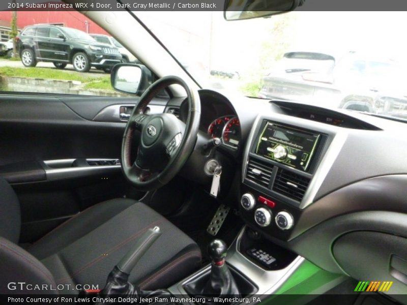 Dark Gray Metallic / Carbon Black 2014 Subaru Impreza WRX 4 Door