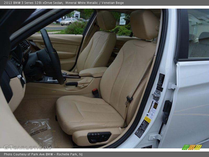Mineral White Metallic / Venetian Beige 2013 BMW 3 Series 328i xDrive Sedan