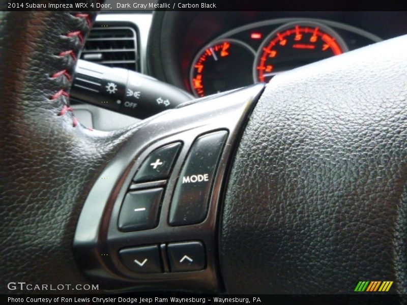 Dark Gray Metallic / Carbon Black 2014 Subaru Impreza WRX 4 Door