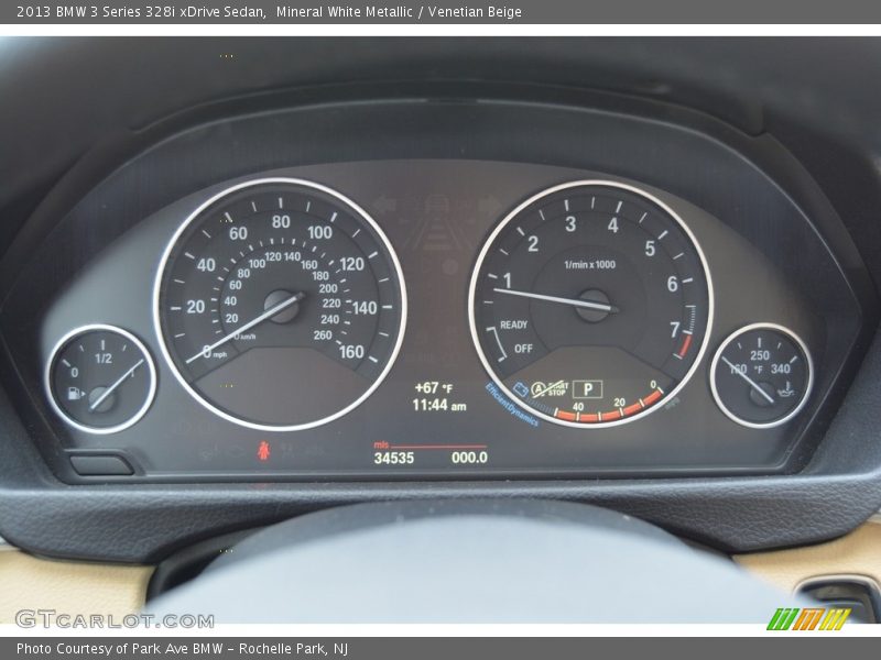 Mineral White Metallic / Venetian Beige 2013 BMW 3 Series 328i xDrive Sedan