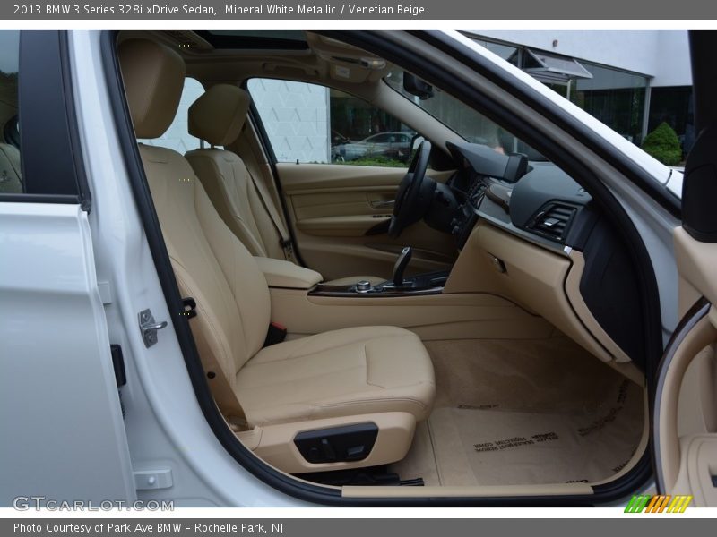 Mineral White Metallic / Venetian Beige 2013 BMW 3 Series 328i xDrive Sedan