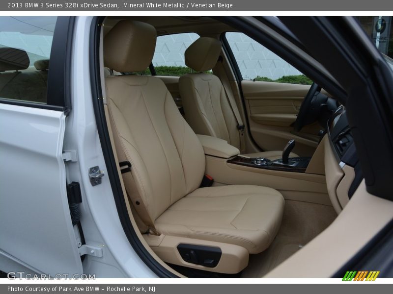 Mineral White Metallic / Venetian Beige 2013 BMW 3 Series 328i xDrive Sedan