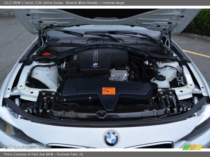 Mineral White Metallic / Venetian Beige 2013 BMW 3 Series 328i xDrive Sedan