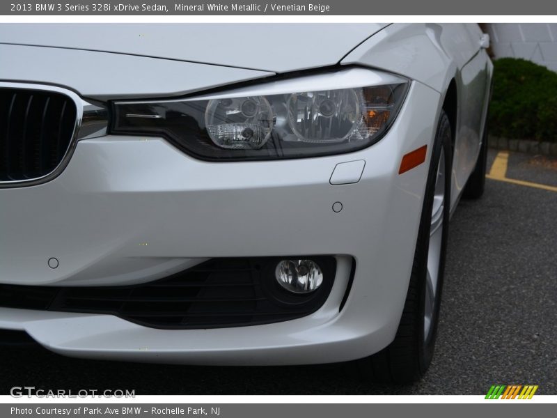 Mineral White Metallic / Venetian Beige 2013 BMW 3 Series 328i xDrive Sedan