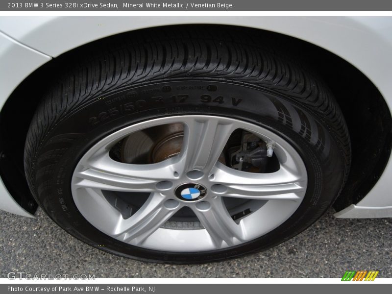 Mineral White Metallic / Venetian Beige 2013 BMW 3 Series 328i xDrive Sedan