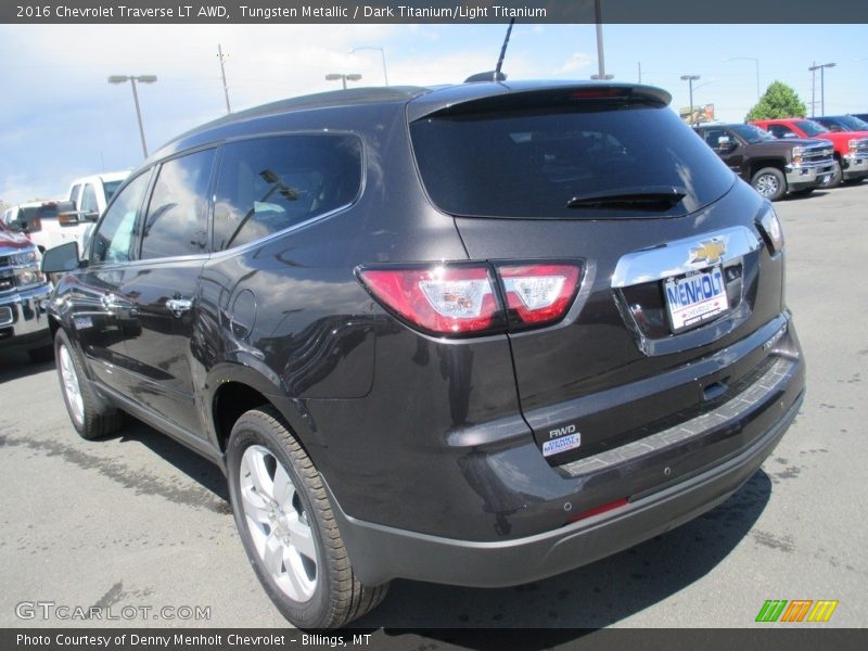 Tungsten Metallic / Dark Titanium/Light Titanium 2016 Chevrolet Traverse LT AWD