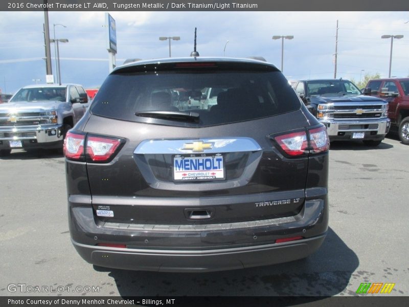 Tungsten Metallic / Dark Titanium/Light Titanium 2016 Chevrolet Traverse LT AWD