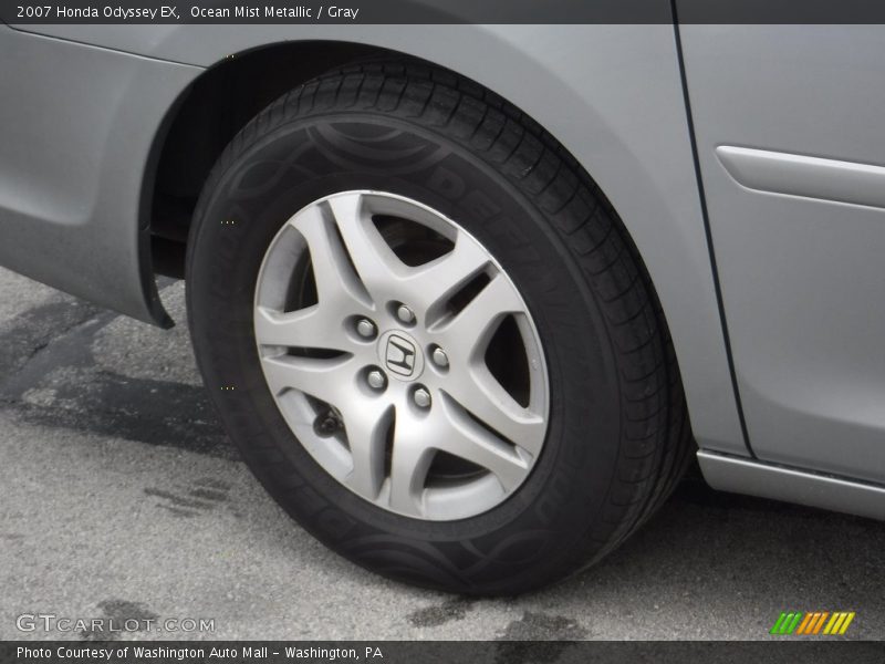 Ocean Mist Metallic / Gray 2007 Honda Odyssey EX