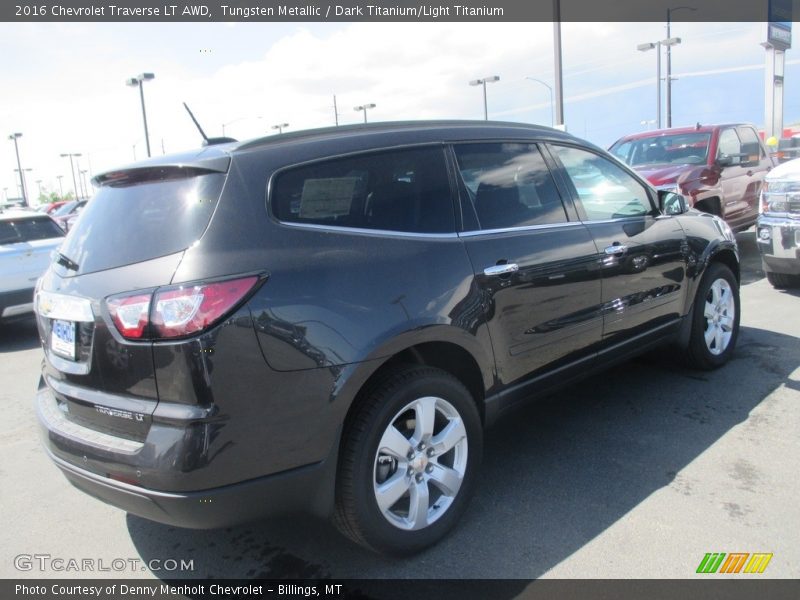 Tungsten Metallic / Dark Titanium/Light Titanium 2016 Chevrolet Traverse LT AWD