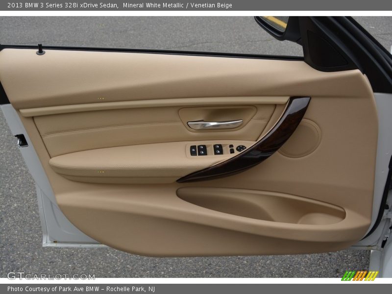 Mineral White Metallic / Venetian Beige 2013 BMW 3 Series 328i xDrive Sedan