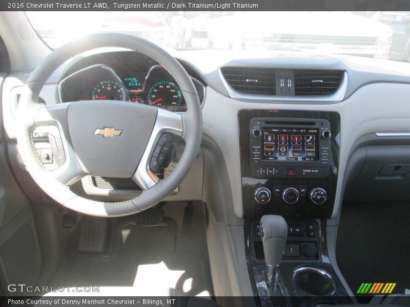 Tungsten Metallic / Dark Titanium/Light Titanium 2016 Chevrolet Traverse LT AWD