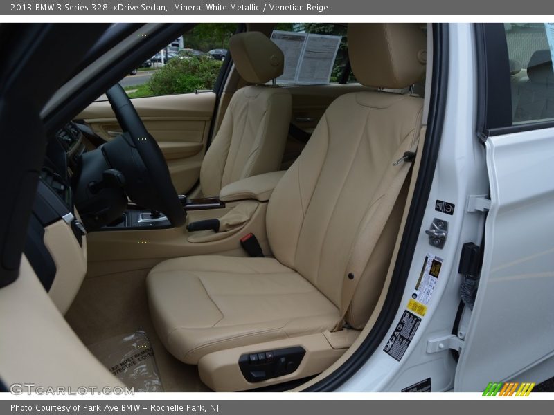 Mineral White Metallic / Venetian Beige 2013 BMW 3 Series 328i xDrive Sedan