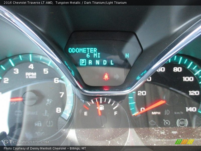 Tungsten Metallic / Dark Titanium/Light Titanium 2016 Chevrolet Traverse LT AWD