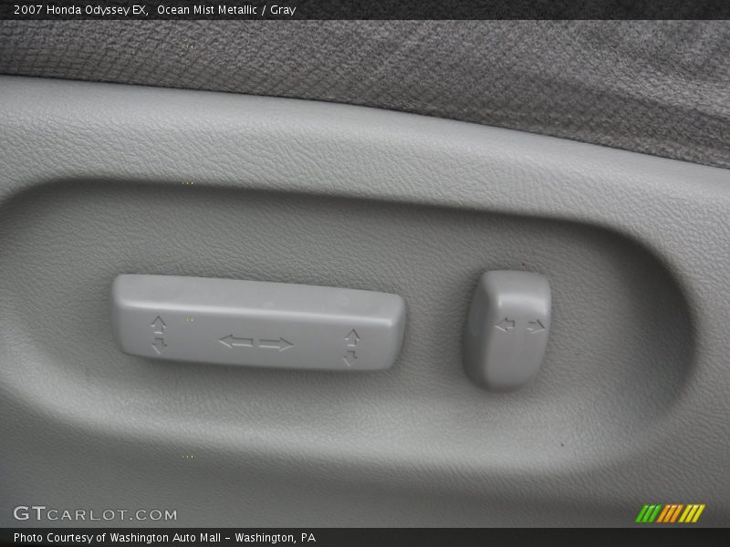Ocean Mist Metallic / Gray 2007 Honda Odyssey EX