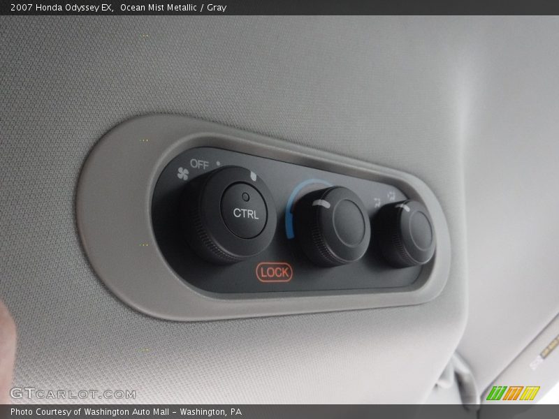 Ocean Mist Metallic / Gray 2007 Honda Odyssey EX